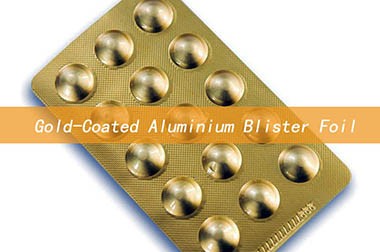 Gold-Coated Aluminium Blister Foil for Pharmaceutical Capsules and Tablets